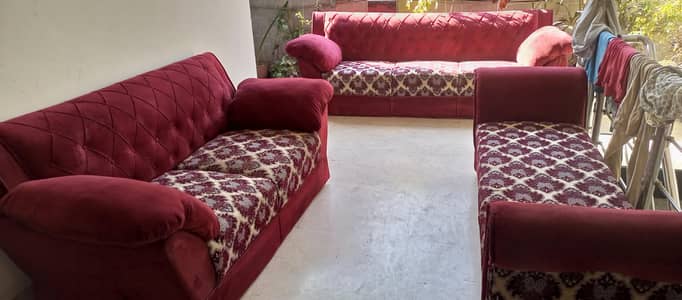 5 seater sofa set with 3 seater dewan