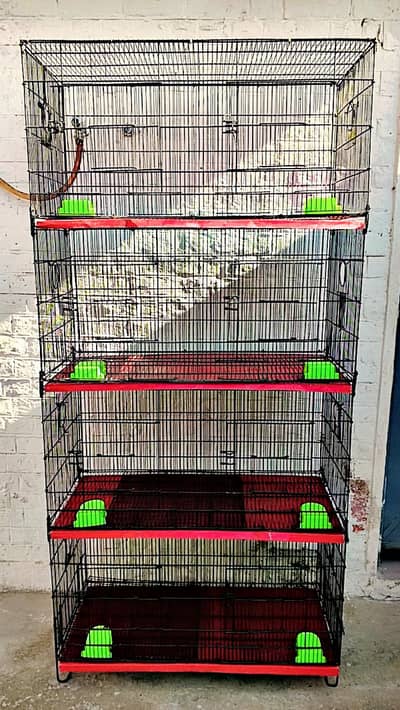 Master 8 portions Cage/Hens cage/ pinjra/ Iron Cage / پرندوں کا پنجرہ