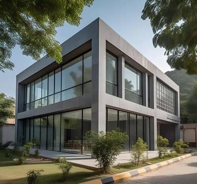 I-8 6,000 Sqft Independent Brand New Building with Extra Land, Big Parking available for Rent