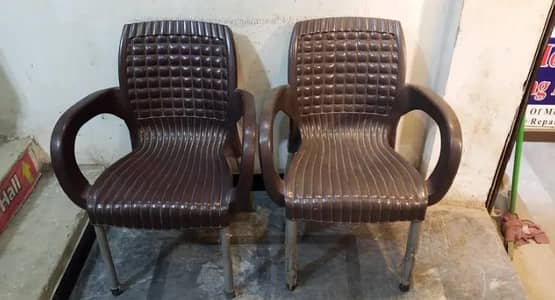 plastic chairs 20 and 5 tables