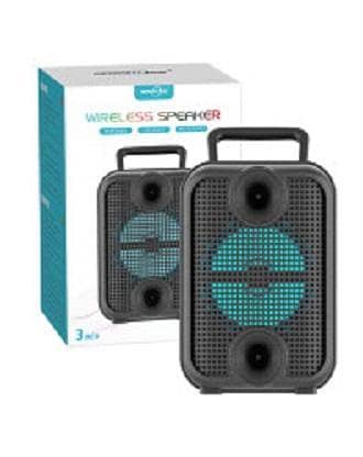 GTS-2307 Heavy Bass Portable Bluetooth Speaker – Wireless Sound System, USB/SD/FM Support, RGB Lights