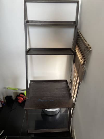 Study table with shelves