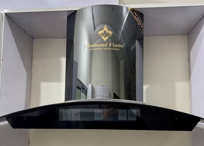 Diamond flame kitchen hood
