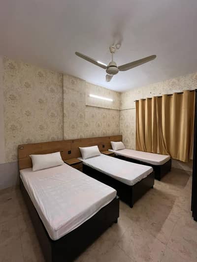 Single Bed with double wardrobe + Two Side tables (Better than habitt)