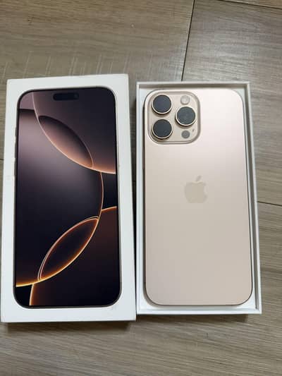 I phone 16 pro max JV Complete Box 256GB