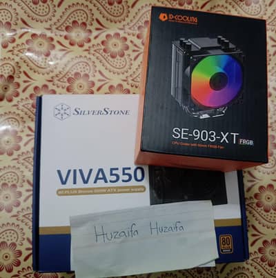 Silverstone Viva 550w and a CPU Cooler