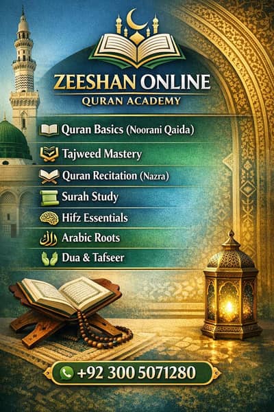 Online Quran Classes – Tajweed, Hifz & Quran Recitation (Male/Female)