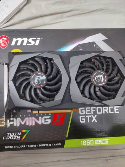 Msi Gtx 1660 Super Gaming X 6gb With Box