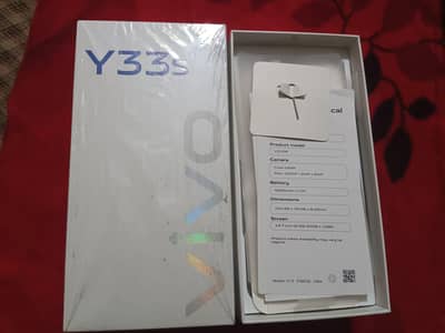 Vivo y33s complete box
