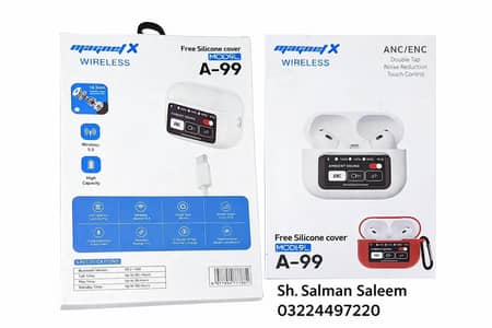 Magnet X Wireless Earbuds A99 Box Packed Sealed