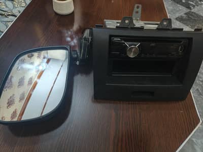 Suzuki wagon r vxr original side mirror and media unit