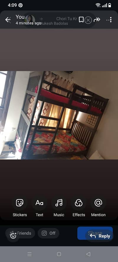 bunker bed solid wood