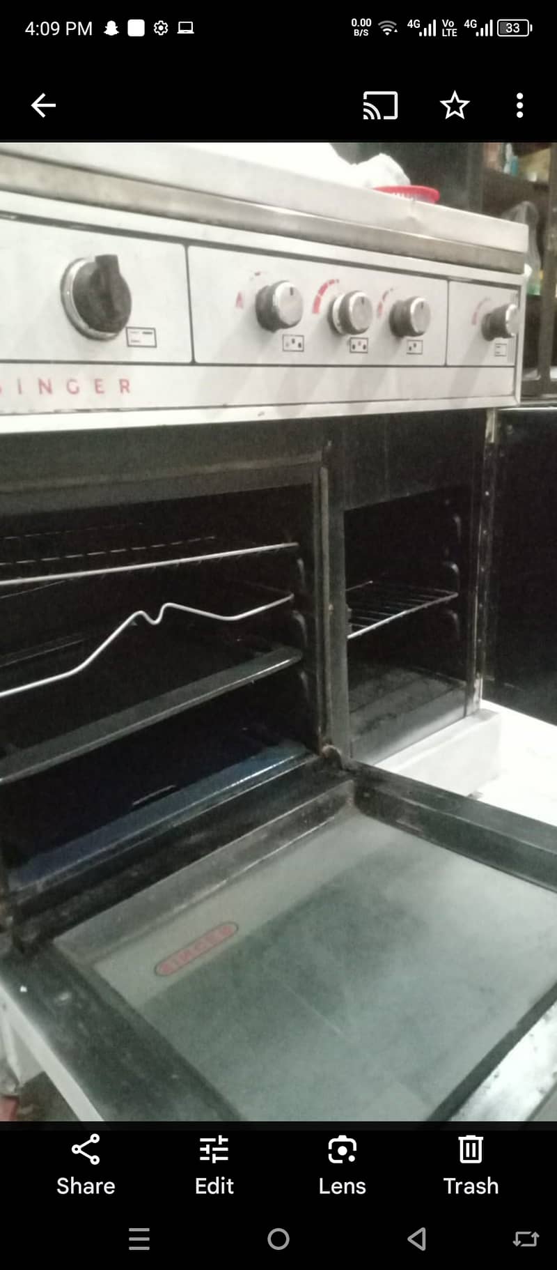 Cooking range 1