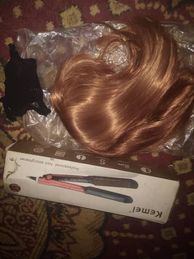 hair stairghtener or hair wig
