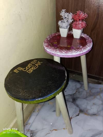 RESIN MADE HIGH QUALITY COFFEE TABLE SET