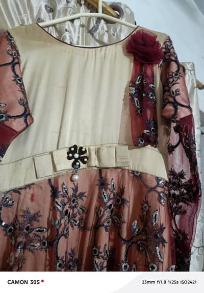 stiched long maxi dress