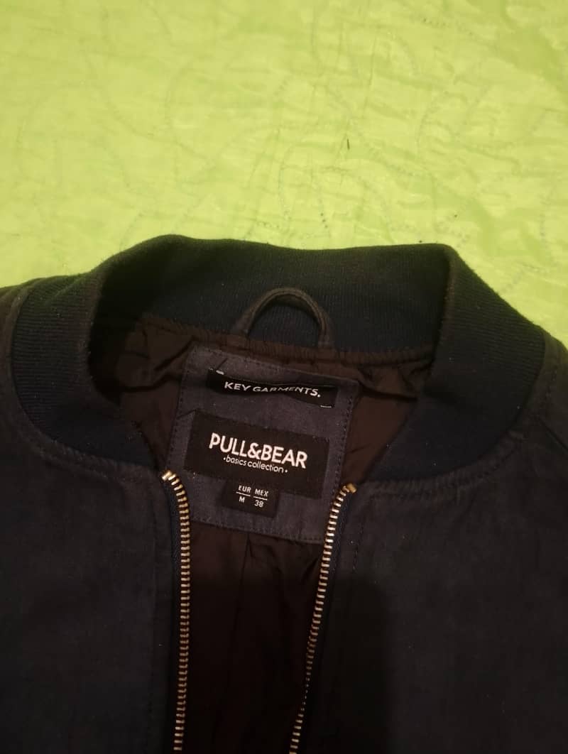 Pull & Bear Sweat Leather Jacket 1