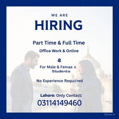 Golden opportunity For male and female for office and online work