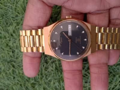 west end micron Gold original swiss  automatic