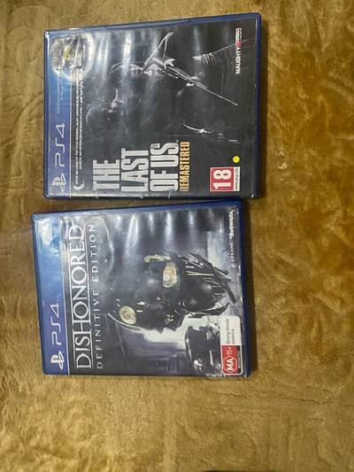 the last of us part 1 and dishnored