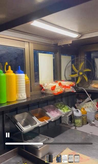 Cabin food stall for any work