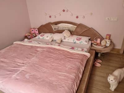 kingsize bed \ king bed \ double bed \ pure wood bed