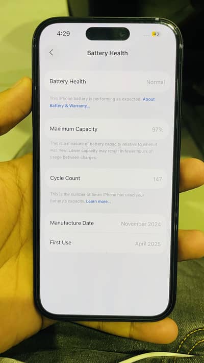 Apple Iphone 15 - 128 gb | Non-PTA | Box Pack | WarrantyTill Apr 2026