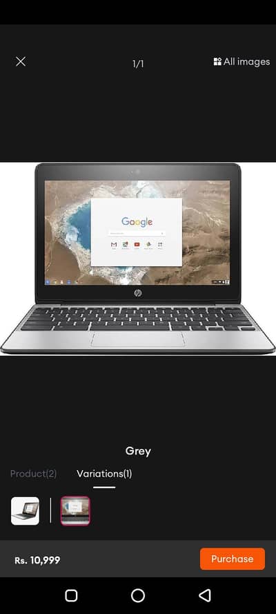 HP Chromebook | Playstore Supported |   | 16GB Storage | 4GB RAM