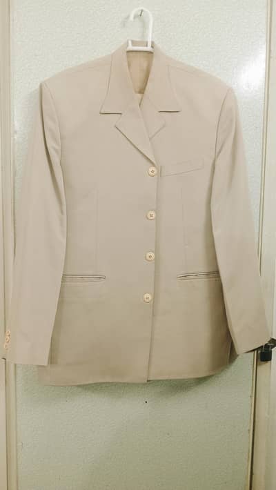 Light Beige Formal Coat / Blazer – Excellent Condition