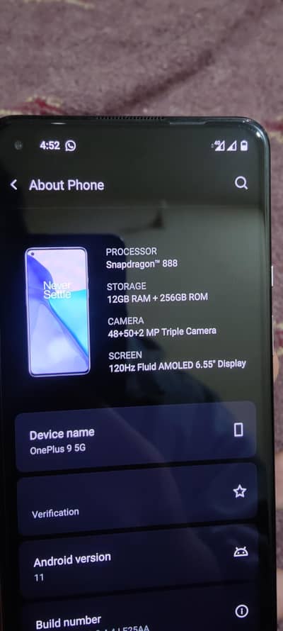 One Plus 9 5G  12/256