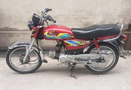 Honda CD 70 2020 (2021 Sticker) – Excellent Condition, Original Engine