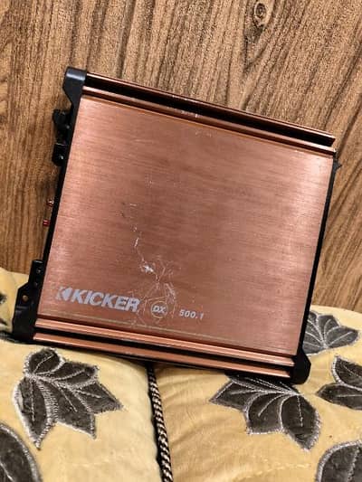 Kicker DX500.1 Mono block car amp  Class D technology  Made in USA