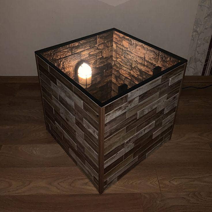 Infinity mirror coffee table. 0