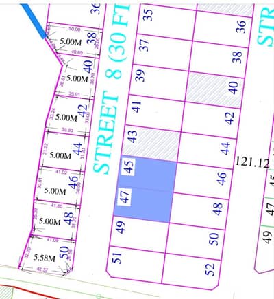 J - Block 5 Marla Residential Plot Street 8