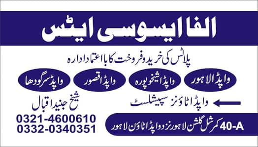 60 feet road Corner Plot For Sale