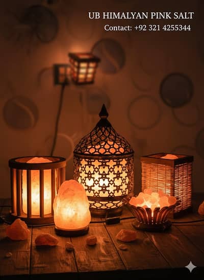 tablelamp / sidetable lamps/salt lamps