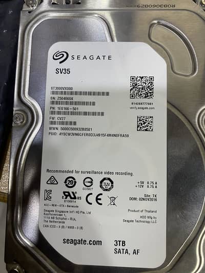 Seagate Storage For DVR and Systems