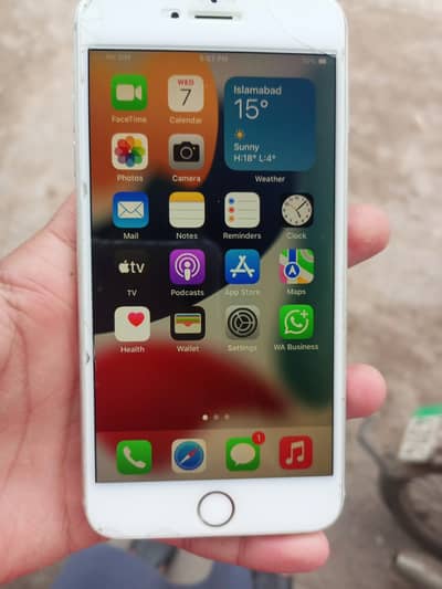 iphone 6 s plus PTA Official 128 Gb urgent sale