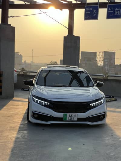 Audi style headlight for civic x