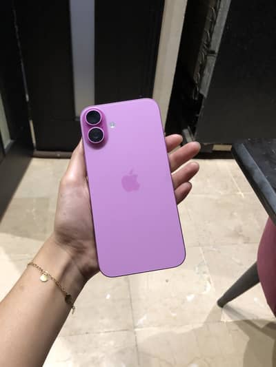 Iphone 16 plus pink JV 100%bh