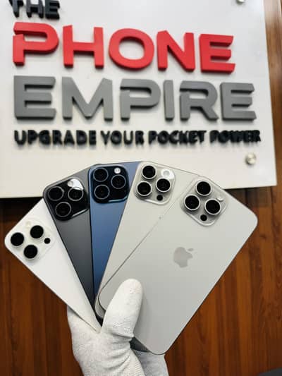 iphone 15pro max 256gb – (Sim Lock,jv Non PTA) waterpack sealed