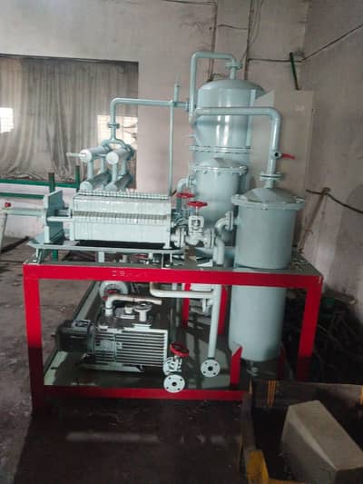 oil filtration/purification plant