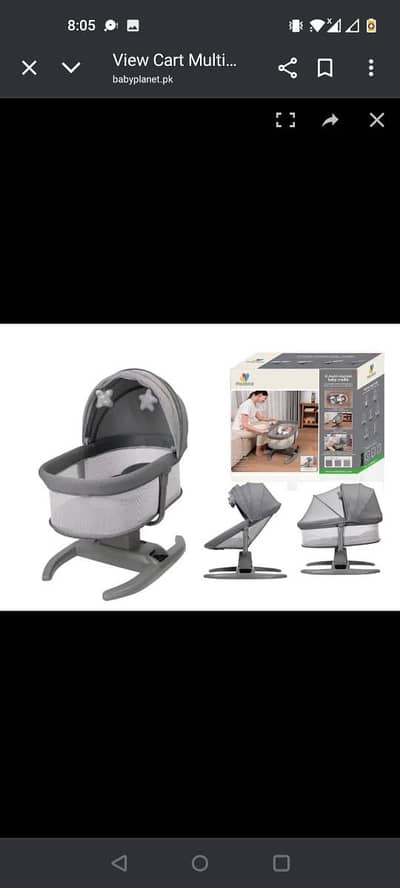 Mastela electric baby swing 4 in 1