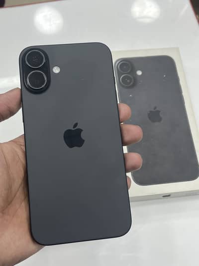 iPhone 16 Plus JV Black 128gb with BOX