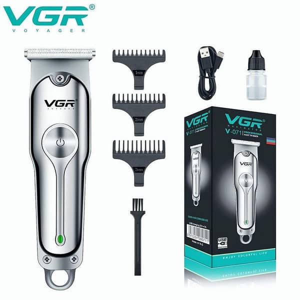 VGR V-071 Professional Rechargeable Hair Clipper and Hair Cutting Machine for Men