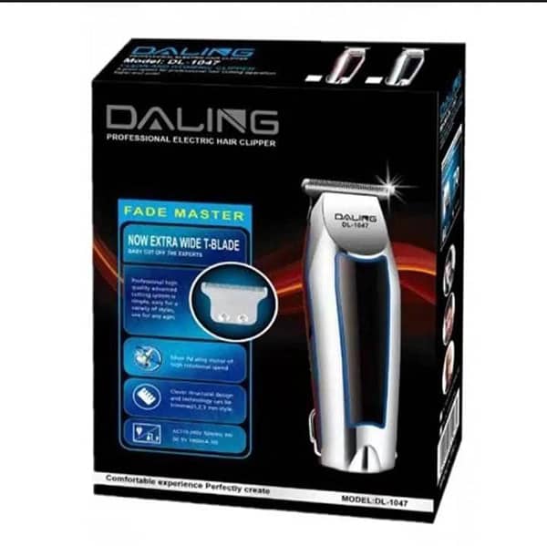 DALING DL-1047 Professional Rechargeable Hair and Beard Trimmer for Men - Electric Clipping Machine