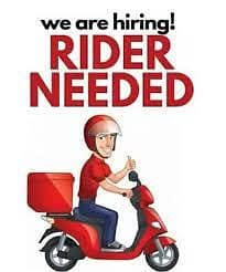 Fast Food Delivery Riders Required
