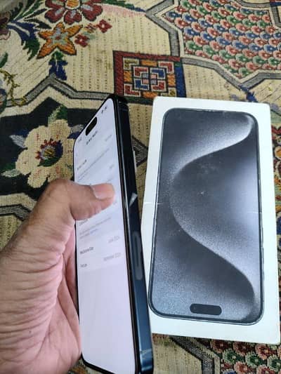 Iphone 15 pro max 256GB with IMEI match box
