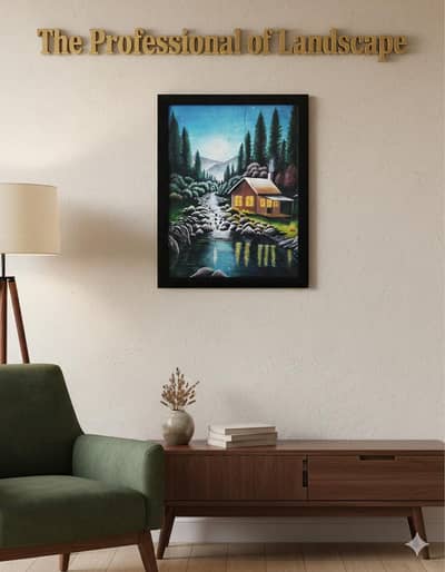 landscape night painting for sale Whatsapp 03345663034