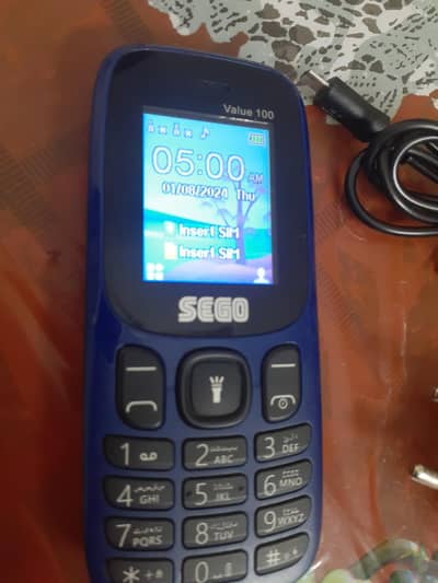 keypad mobile Sego model value 100 Dual sim official PTA Approved new